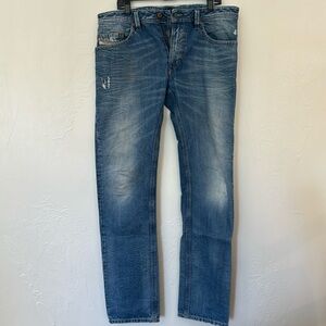 Mens Diesel Jeans Thavar Slim Skinny  Size 36W / 34L